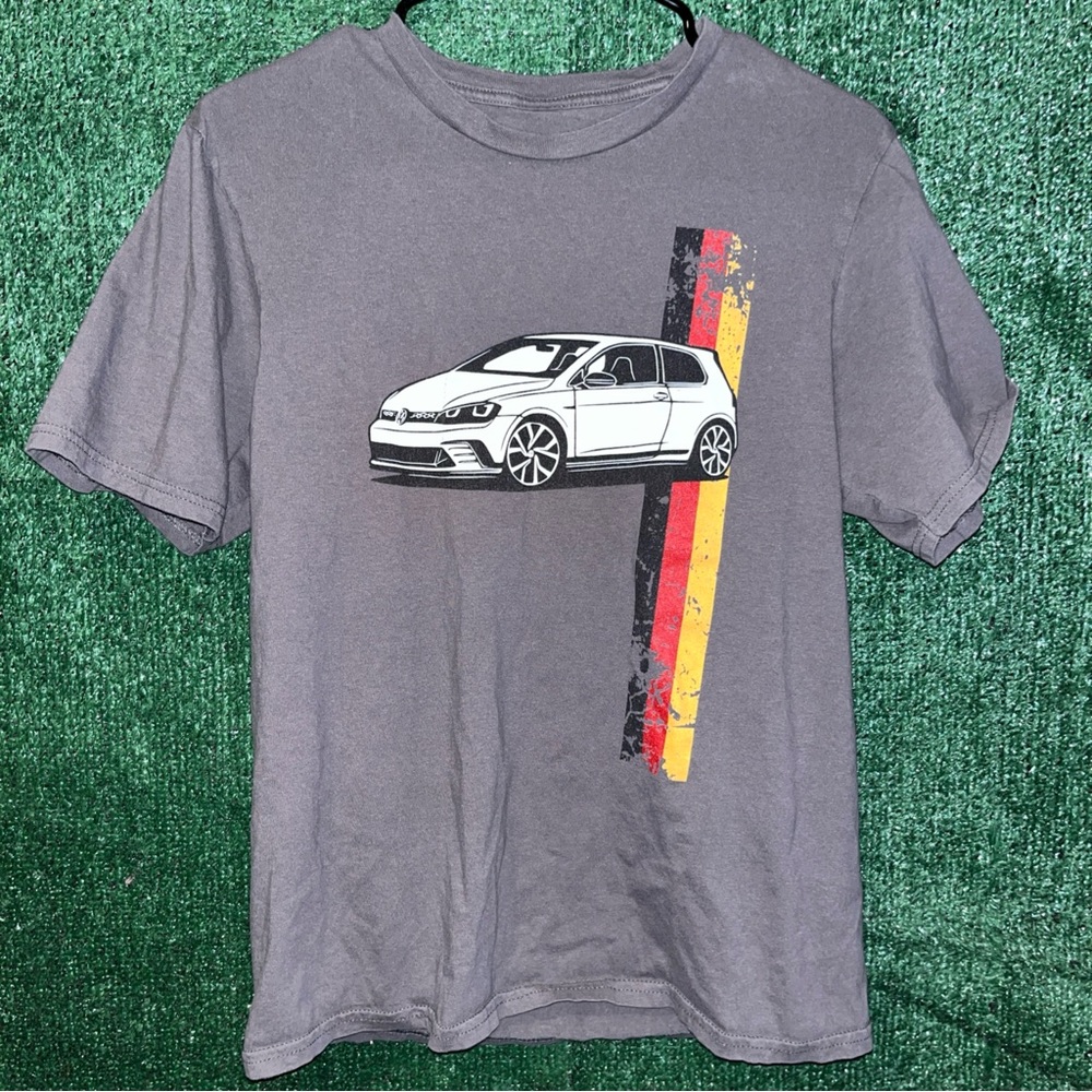 Volkswagen Vintage Y2K Gray Shirt S Cars -“Automotive